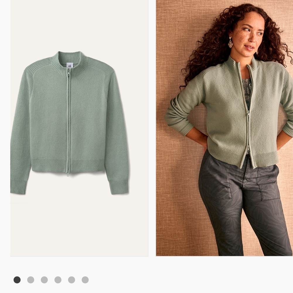 NWT Cabi Zip-Up Cardigan